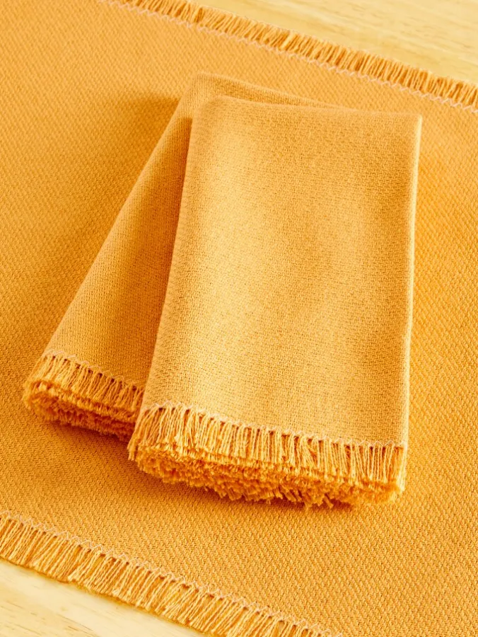 Mountain Weavers Hartland Solid Color Cotton Napkin, Set of 2