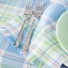 Mountain Weavers Hartland Spring Plaid Weave Cotton Napkin, Set of 2