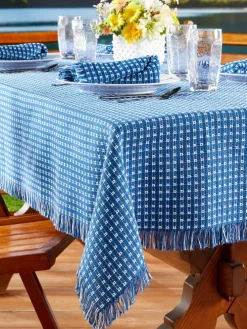 Mountain Weavers Original Mountain Weave Cotton Tablecloth
