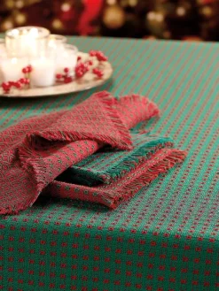 Mountain Weavers Original Mountain Weave Extended-Size Oblong Cotton Tablecloth