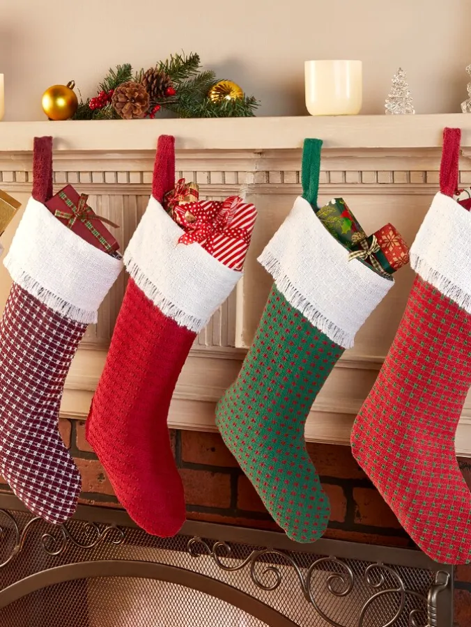 Mountain Weavers Original Mountain Weave Christmas Stocking
