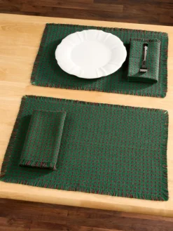 Mountain Weavers Original Mountain Weave Cotton Placemat, Set of 2