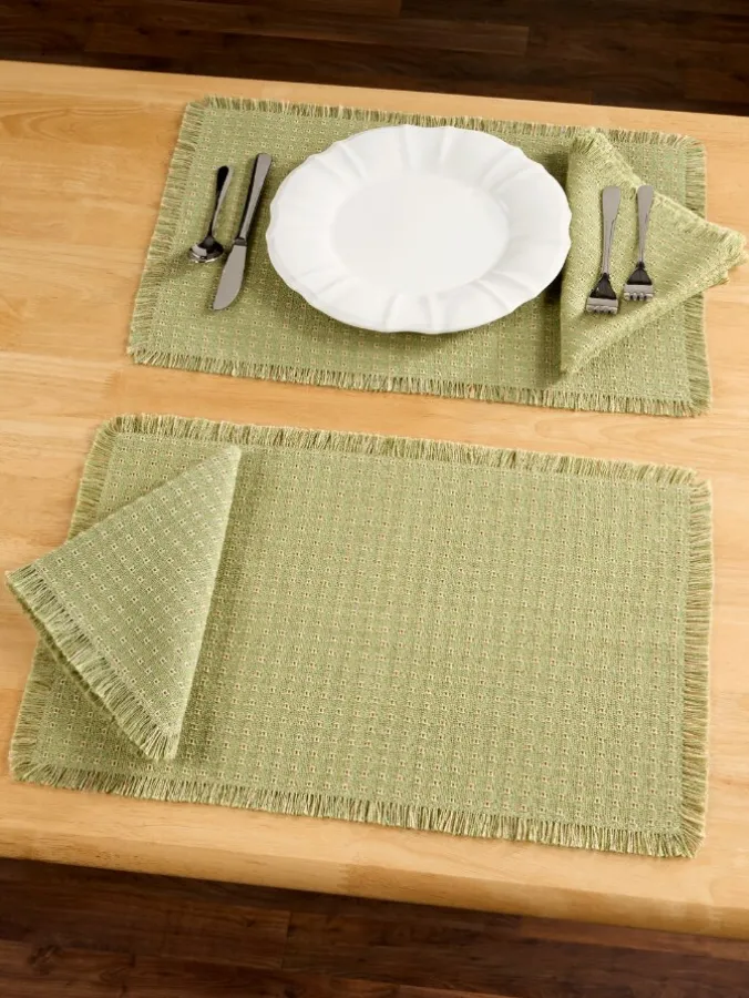 Mountain Weavers Thanksgiving Cotton Placemats, Set of 2