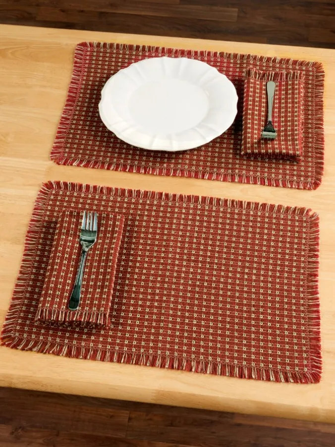 Mountain Weavers Thanksgiving Cotton Placemats, Set of 2