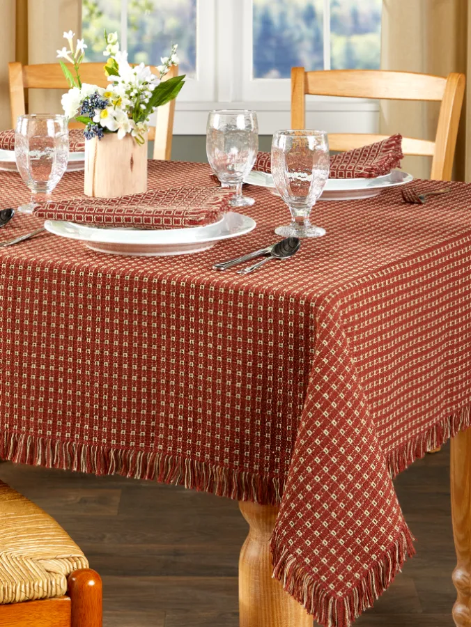 Mountain Weavers Thanksgiving Cotton Tablecloth