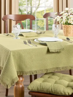 Mountain Weavers Thanksgiving Cotton Tablecloth