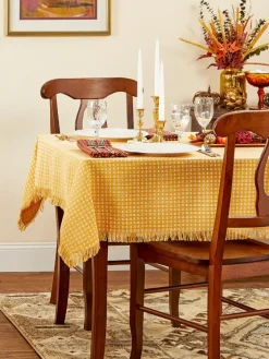 Mountain Weavers Thanksgiving Cotton Tablecloth