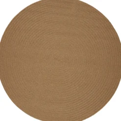 Mount Mansfield Indoor/Outdoor Solid Color Braided Round Rug