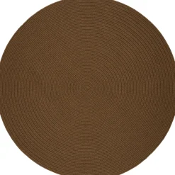Mount Mansfield Indoor/Outdoor Solid Color Braided Round Rug