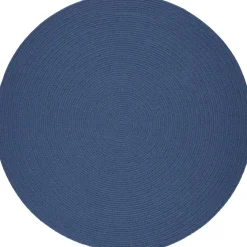 Mount Mansfield Indoor/Outdoor Solid Color Braided Round Rug