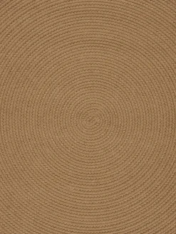 Mount Mansfield Solid Braided Oval Runner