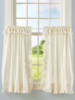 Narrow Ruffles Rod Pocket Priscilla Tiers by Country Curtains®