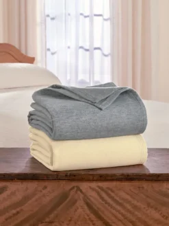 Natural Comfort Wool and Cotton Blanket