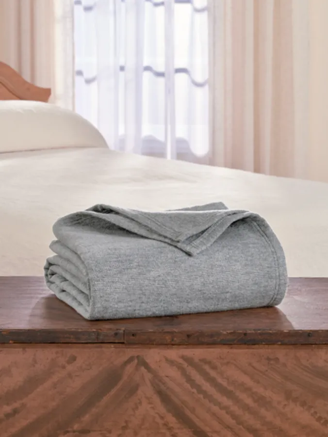 Natural Comfort Wool and Cotton Blanket