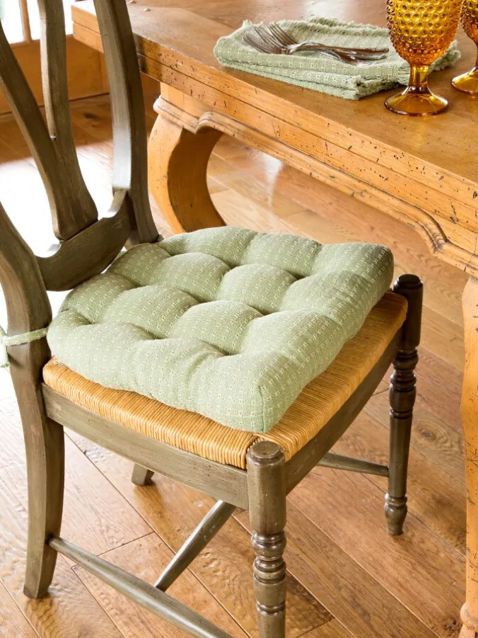 Never-Flatten Original Mountain Weave Chair Cushion, In 2 Sizes