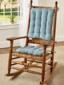 Never-Flatten Original Mountain Weave Rocking Chair Cushion Set, In 2 Sizes