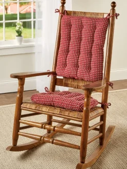 Never-Flatten Original Mountain Weave Rocking Chair Cushion Set, In 2 Sizes