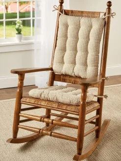 Never-Flatten Original Mountain Weave Rocking Chair Cushion Set, In 2 Sizes