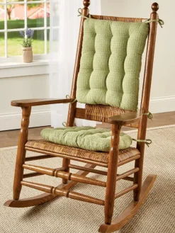 Never-Flatten Original Mountain Weave Rocking Chair Cushion Set, In 2 Sizes