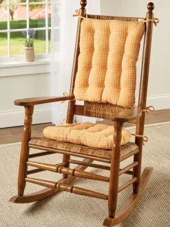 Never-Flatten Original Mountain Weave Rocking Chair Cushion Set, In 2 Sizes