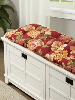 Never-Flatten Tufted Bench Cushion, In 2 Sizes