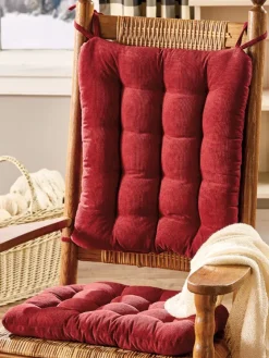 Never-Flatten Tufted Rocker Chair Cushion Set, In 2 Sizes