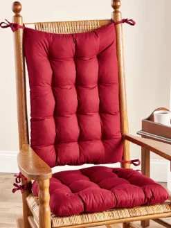 Never-Flatten Tufted Rocker Chair Cushion Set, In 2 Sizes