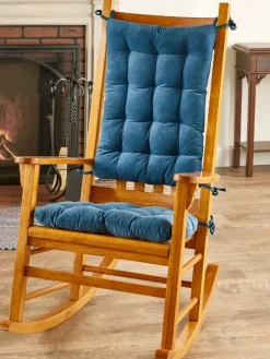 Never-Flatten Tufted Rocker Chair Cushion Set, In 2 Sizes