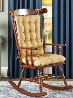 Never-Flatten Tufted Rocker Chair Cushion Set, In 2 Sizes