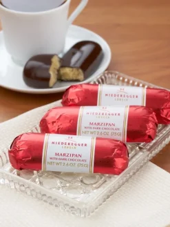 Niederegger Dark Chocolate Covered Marzipan, 2 Bars