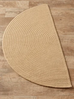 Northshire Solid Braided Wool Half-Round Rug