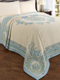 Old-World Tapestry Cotton Bedspread