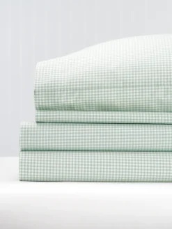 Open-Stock Solid Portuguese Cotton Percale Sheets