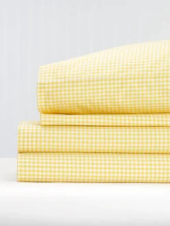 Open-Stock Solid Portuguese Cotton Percale Sheets