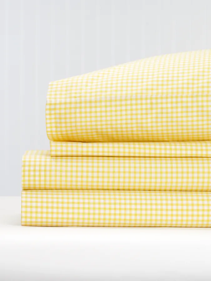 Open-Stock Solid Portuguese Cotton Percale Sheets