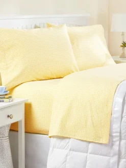 Open-Stock Solid Portuguese Cotton Percale Sheets