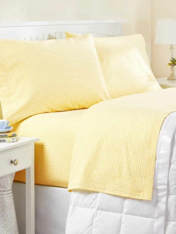 Open-Stock Solid Portuguese Cotton Percale Sheets