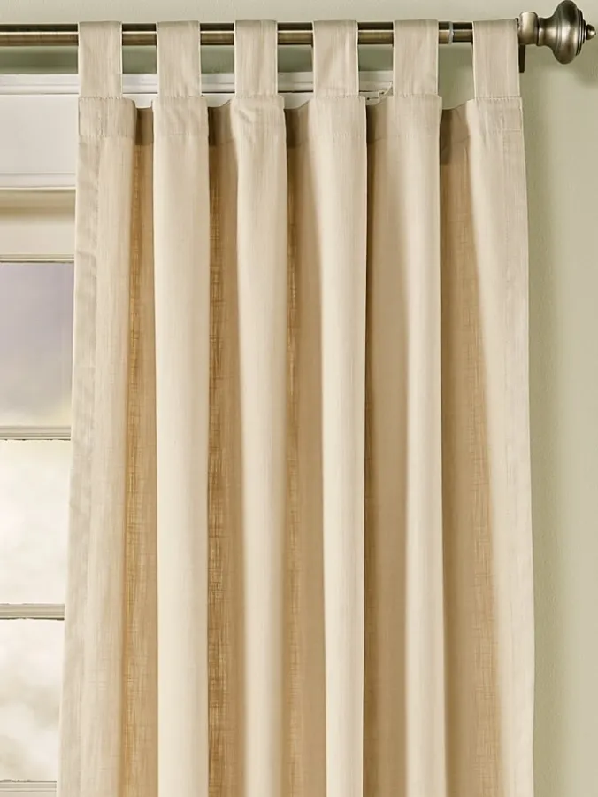 Original Weaver's Cloth Tab Top Curtains by Country Curtains®