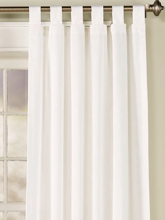 Original Weaver's Cloth Tab Top Curtains by Country Curtains®