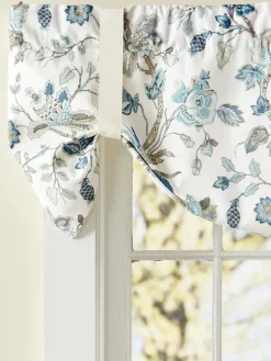 Orleans Gardens Rod Pocket Tie-Up Valance