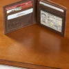 Orton Brothers Bi-Fold RFID Leather Wallet