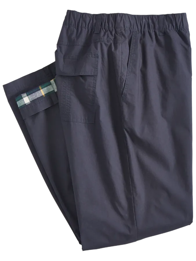 Orton Brothers Classic Comfort Flannel-Lined Cotton Pants