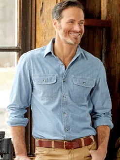 Orton Brothers® Classic Long-Sleeve Chambray Shirt