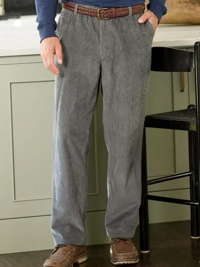 Orton Brothers® Comfort-Waist Corduroy Pants