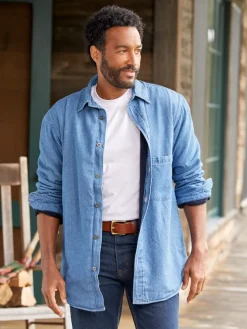 Orton Brothers Fleece-Lined Denim Shirt
