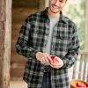Orton Brothers Fleece-Lined Plaid Flannel Shirt