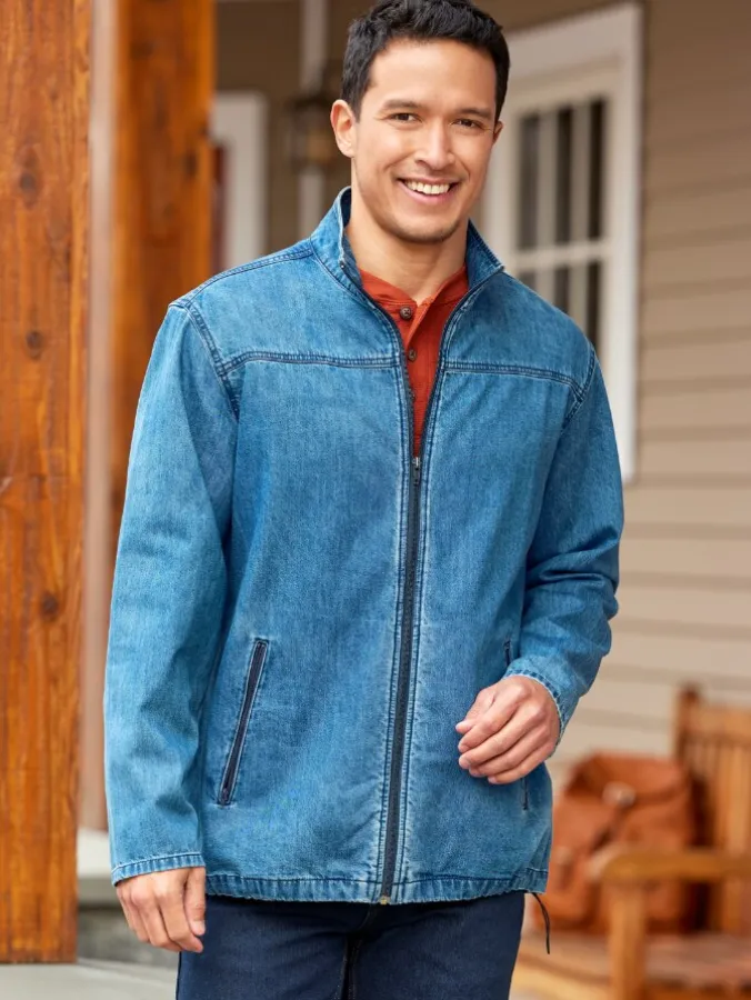 Orton Brothers Full-Zip Denim Jacket