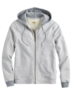 Orton Brothers Full-Zip Midweight Cotton Hooded Sweatshirt