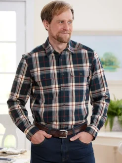 Orton Brothers Heavyweight Cotton Flannel Shirt