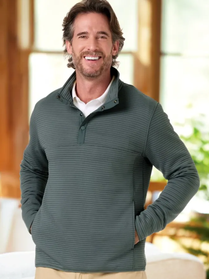 Orton Brothers Lightweight Quarter-Snap Pullover